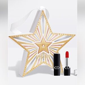 Dior Holiday Cracker with Dior 999 Mini Lipstick